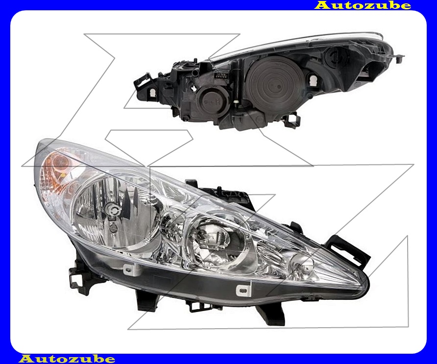 Fényszóró jobb (H7/H1) motorral {VALEO} /RENDELÉSRE/ Fényszóró jobb (H7/H1) motorral {VALEO} /RENDELÉSRE/