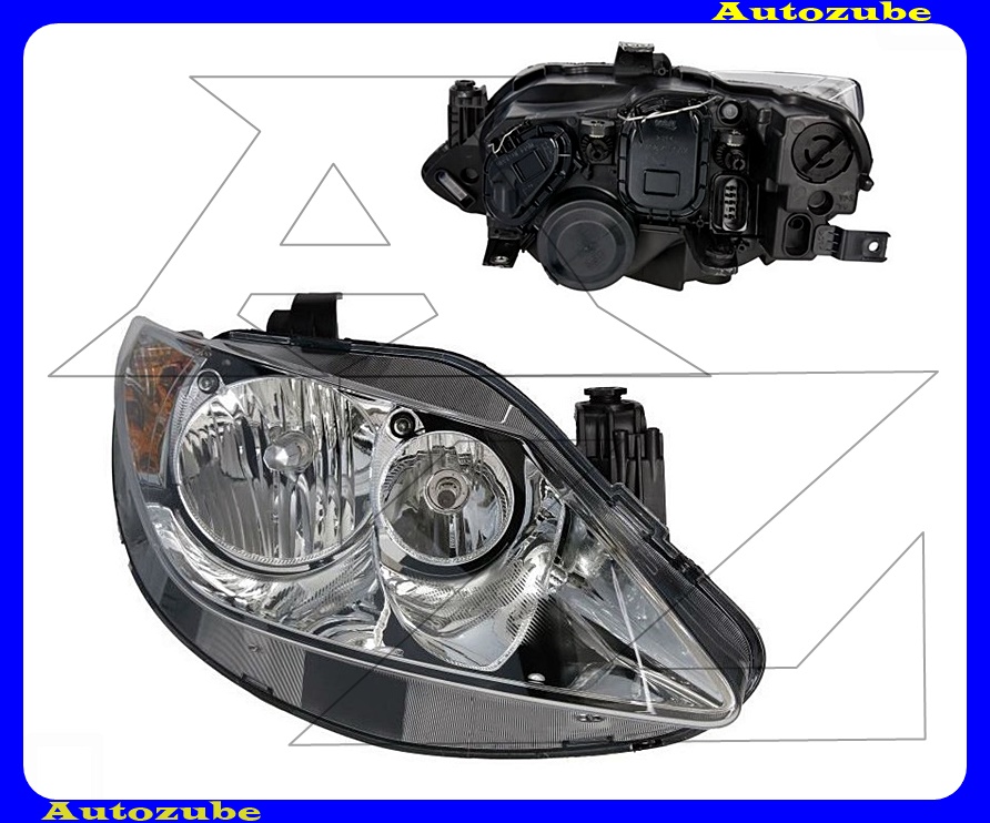 Fényszóró jobb króm házas (H7/H7) motorral {VALEO} Fényszóró jobb króm házas (H7/H7) motorral {VALEO}