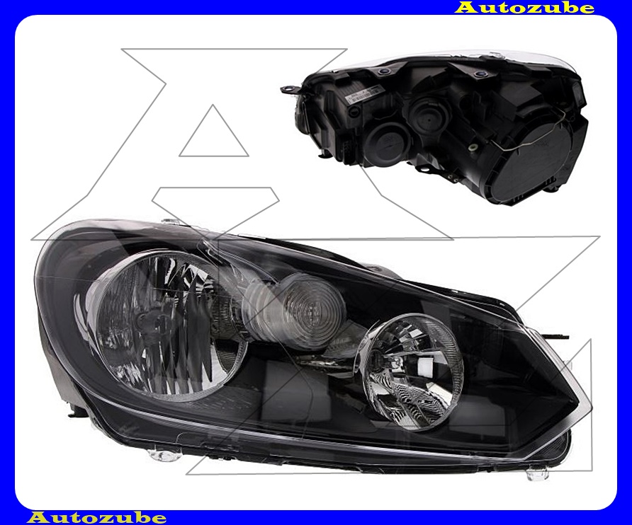 Fényszóró jobb fekete házas (H7/H15) (motor nélkül) {VALEO} Fényszóró jobb fekete házas (H7/H15) (motor nélkül) {VALEO}