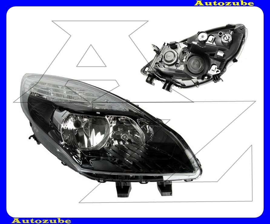 Fényszóró jobb (H7/H7) (motor nélkül) {VALEO} Fényszóró jobb (H7/H7) (motor nélkül) {VALEO}