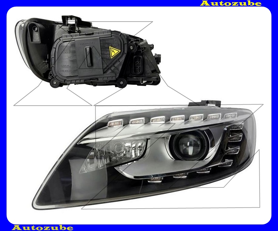 Fényszóró bal Bi-XENON (D3S/H7/LED) motorral (izzó és elektronika nélkül) {VALEO} Fényszóró bal Bi-XENON (D3S/H7/LED) motorral (izzó és elektronika nélkül) {VALEO}