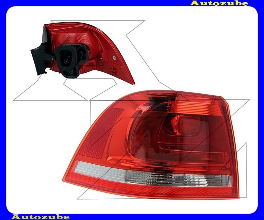 Hátsó lámpa bal külső (P21W) foglalattal {VALEO} Hátsó lámpa bal külső (P21W) foglalattal {VALEO}