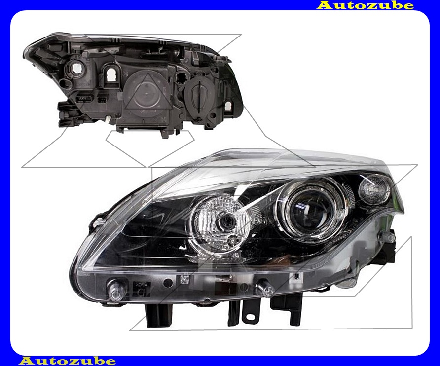 Fényszóró bal XENON (D1S) (izzó, elektronika és motor nélkül) {VALEO} /RENDELÉSRE/ Fényszóró bal XENON (D1S) (izzó, elektronika és motor nélkül) {VALEO} /RENDELÉSRE/