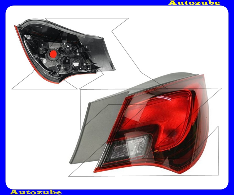 Hátsó lámpa jobb külső Hátsó lámpa jobb külső