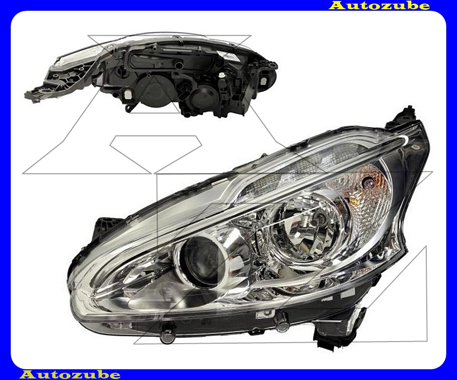 Fényszóró bal (H7/H7/LED) nappali fénnyel (motor nélkül) {VALEO} Fényszóró bal (H7/H7/LED) nappali fénnyel (motor nélkül) {VALEO}
