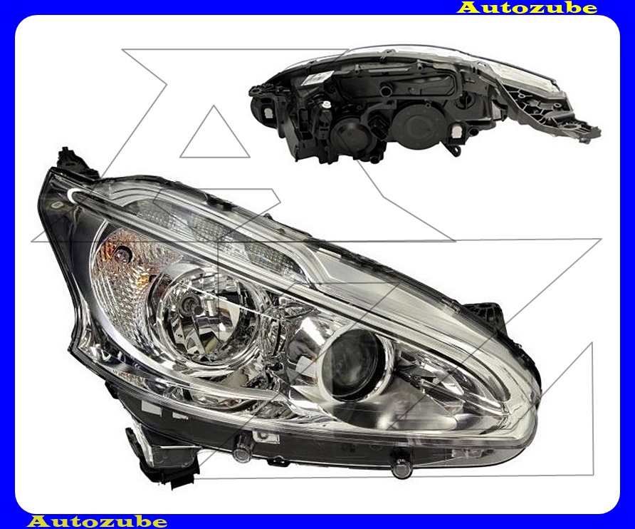 Fényszóró jobb (H7/H7/LED) nappali fénnyel (motor nélkül) {VALEO} Fényszóró jobb (H7/H7/LED) nappali fénnyel (motor nélkül) {VALEO}