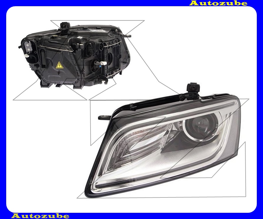 Fényszóró bal BI-XENON (D3S/H7) kanyarkövetős, motorral (izzó és elektronika nélkül) {VALEO} Fényszóró bal BI-XENON (D3S/H7) kanyarkövetős, motorral (izzó és elektronika nélkül) {VALEO}