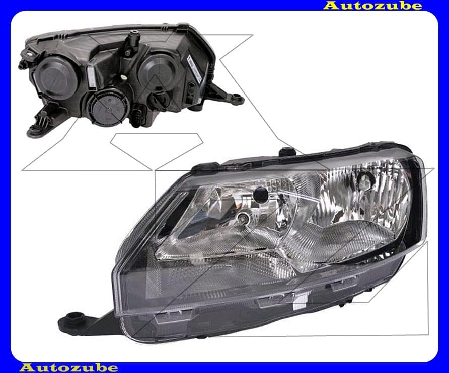 Fényszóró bal (H7/H15) motorral {VALEO} Fényszóró bal (H7/H15) motorral {VALEO}