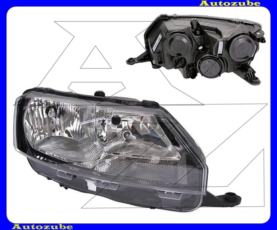 Fényszóró jobb (H7/H15) motorral {VALEO} Fényszóró jobb (H7/H15) motorral {VALEO}