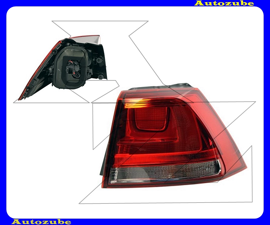 Hátsó lámpa jobb külső Hátsó lámpa jobb külső