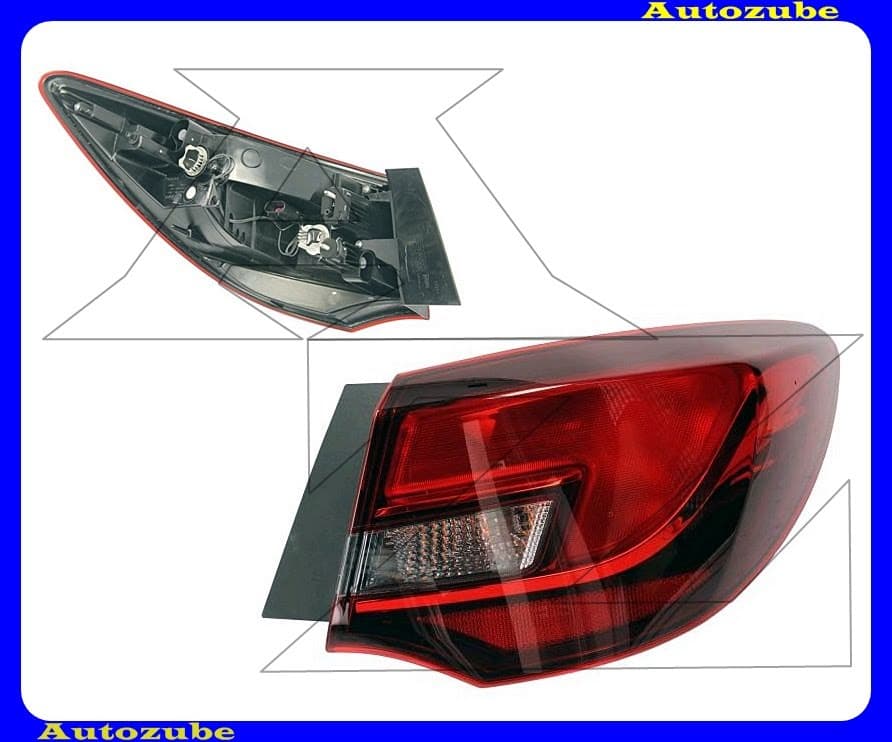 Hátsó lámpa jobb külső Hátsó lámpa jobb külső