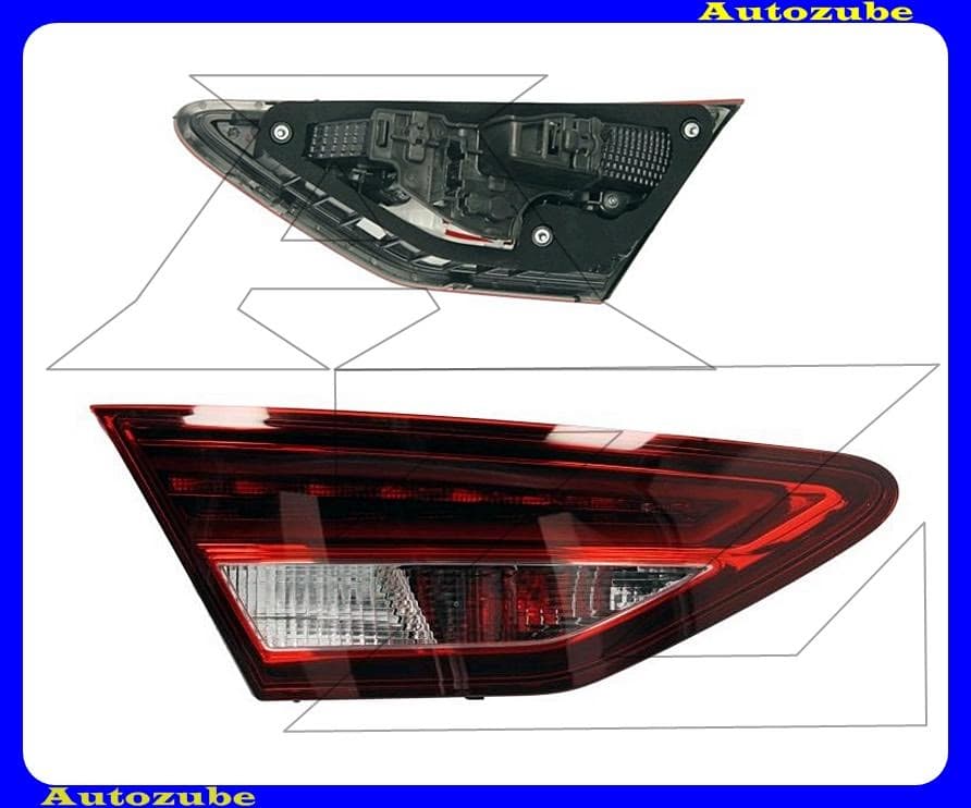 Hátsó lámpa bal belső Hátsó lámpa bal belső