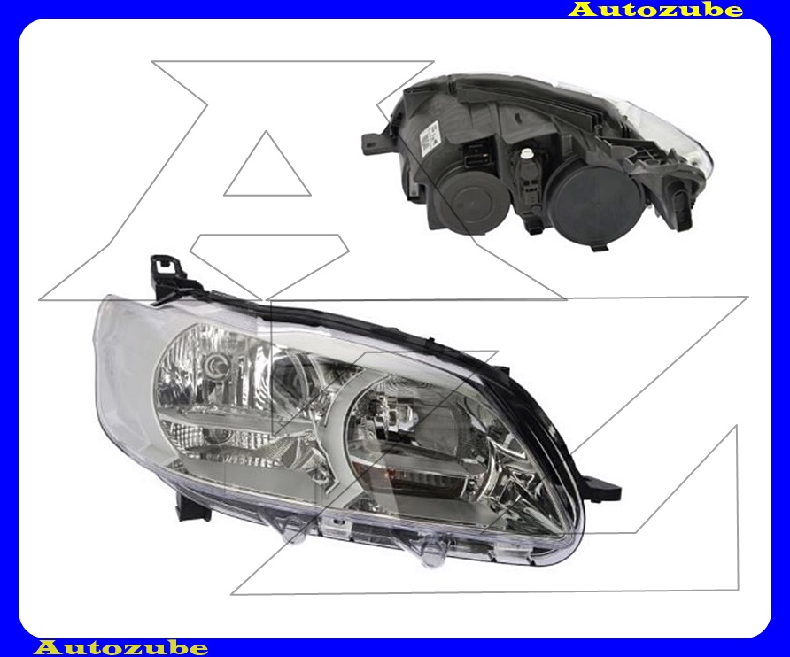 Fényszóró jobb (H7/H1/W21W) nappali fénnyel, motorral {VALEO} /RENDELÉSRE/ Fényszóró jobb (H7/H1/W21W) nappali fénnyel, motorral {VALEO} /RENDELÉSRE/