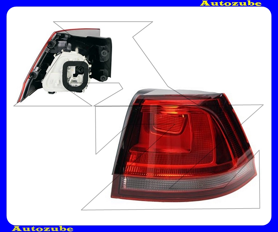 Hátsó lámpa jobb külső Hátsó lámpa jobb külső
