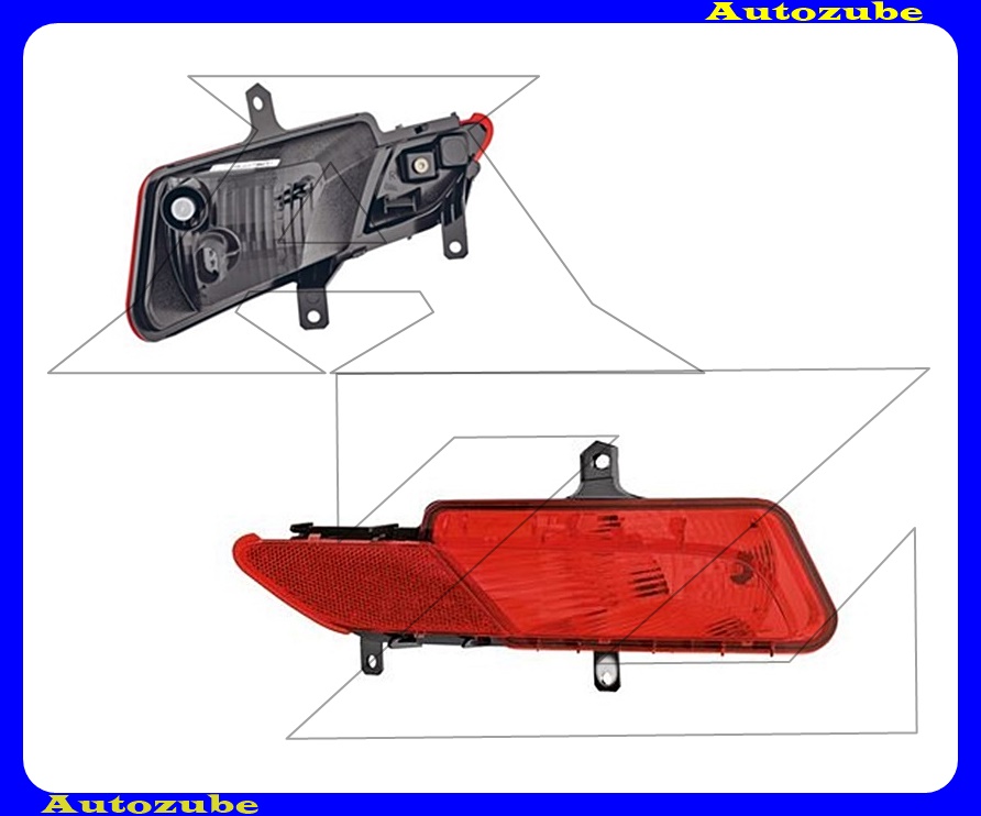Hátsó ködlámpa jobb (foglalattal) {VALEO} Hátsó ködlámpa jobb (foglalattal) {VALEO}