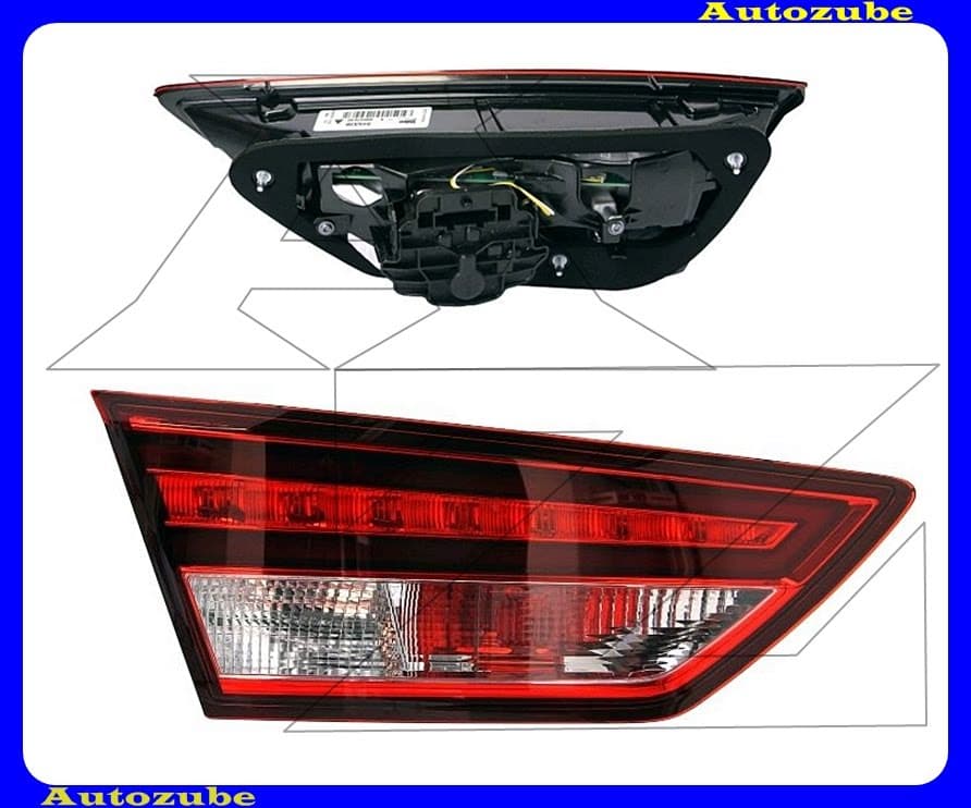 Hátsó lámpa bal belső Hátsó lámpa bal belső