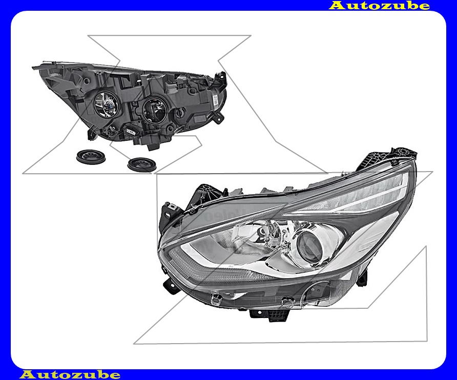 Fényszóró bal (H7/LED) motor nélkül {VALEO} /RENDELÉSRE/ Fényszóró bal (H7/LED) motor nélkül {VALEO} /RENDELÉSRE/