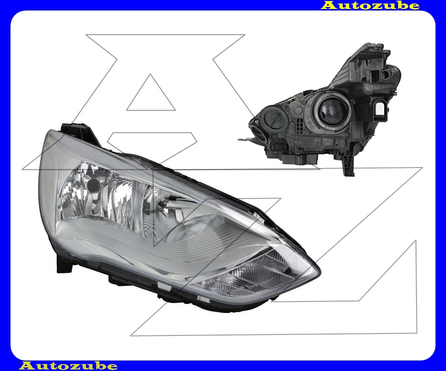 Fényszóró jobb (H7/H1) motor nélkül {VALEO} Fényszóró jobb (H7/H1) motor nélkül {VALEO}