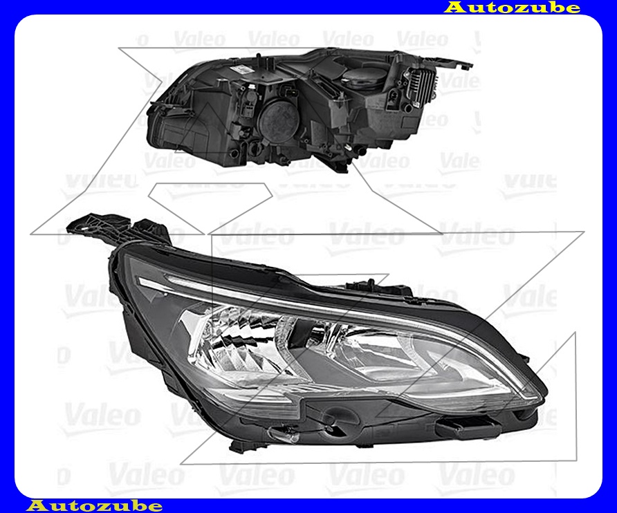 Fényszóró jobb (HB3/H7/LED) nappali fénnyel (motor nélkül) {VALEO} /RENDELÉSRE/ Fényszóró jobb (HB3/H7/LED) nappali fénnyel (motor nélkül) {VALEO} /RENDELÉSRE/