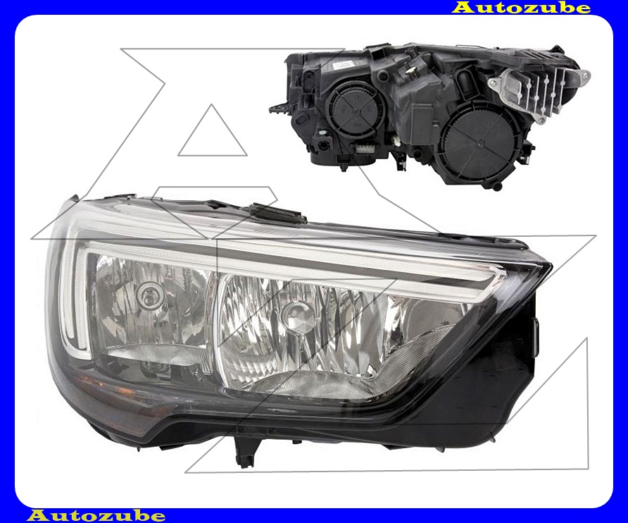 Fényszóró jobb (H7/H7) motorral {VALEO} Fényszóró jobb (H7/H7) motorral {VALEO}