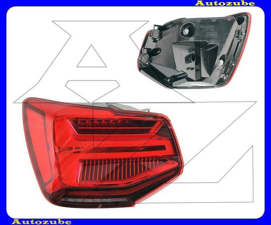 Hátsó lámpa bal, komplett Hátsó lámpa bal, komplett