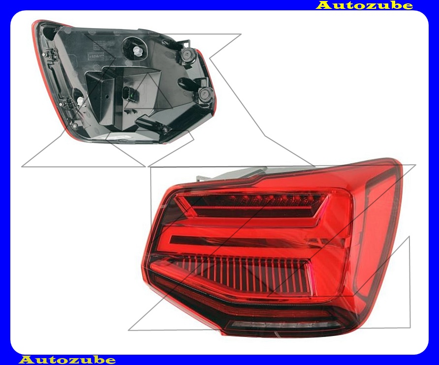 Hátsó lámpa jobb, komplett Hátsó lámpa jobb, komplett