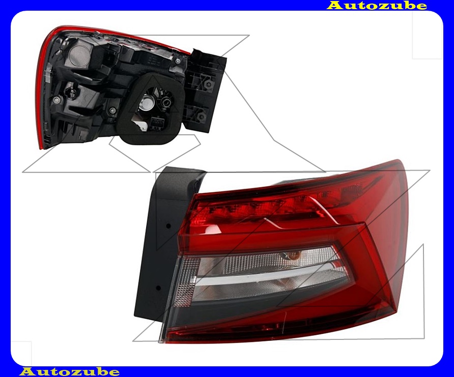 Hátsó lámpa jobb külső Hátsó lámpa jobb külső