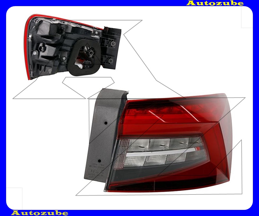 Hátsó lámpa jobb külső Hátsó lámpa jobb külső