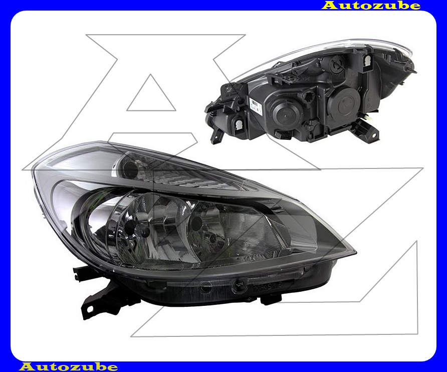 Fényszóró jobb (H7/H7) króm házas (motor nélkül) {VALEO} Fényszóró jobb (H7/H7) króm házas (motor nélkül) {VALEO}