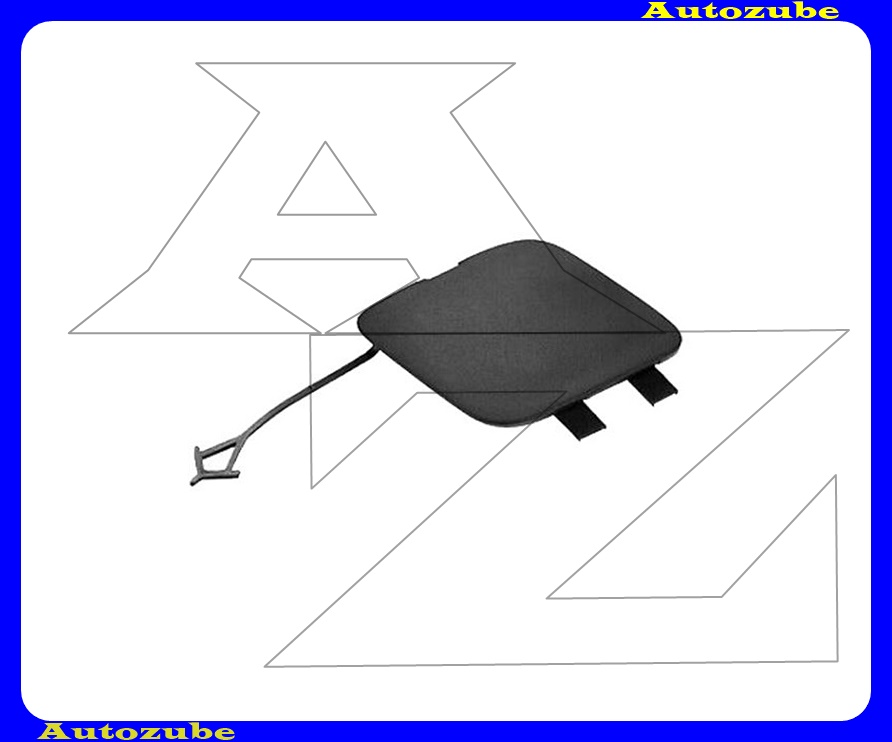Első lökhárító vonószemtakaró, fekete Első lökhárító vonószemtakaró, fekete