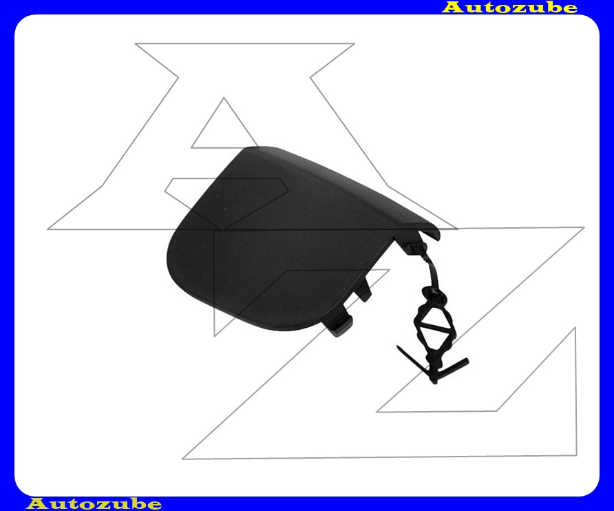 Első lökhárító vonószemtakaró, fekete Első lökhárító vonószemtakaró, fekete