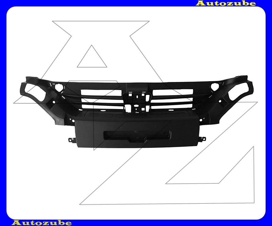 Első lökhárító középső fekete Első lökhárító középső fekete