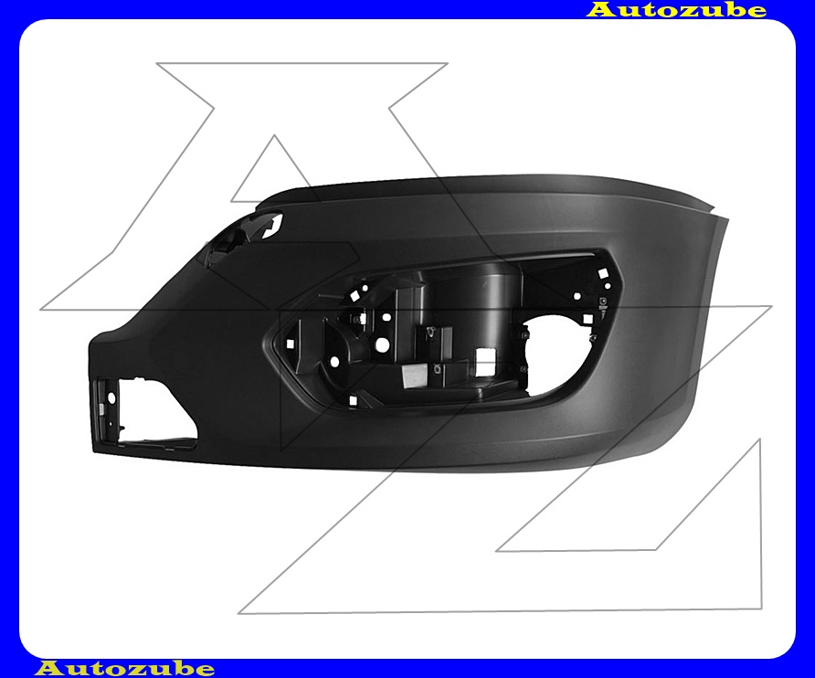 Első lökhárító bal oldal fekete Első lökhárító bal oldal fekete