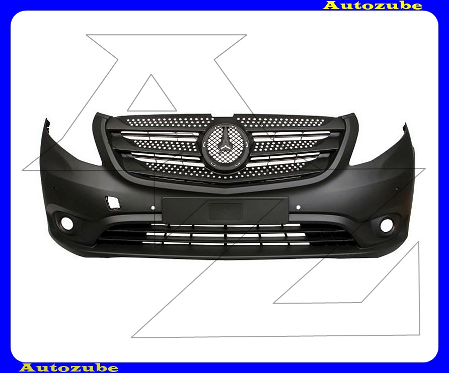 Első lökhárító fényezhető, ködlámpás és szenzoros Első lökhárító fényezhető, ködlámpás és szenzoros