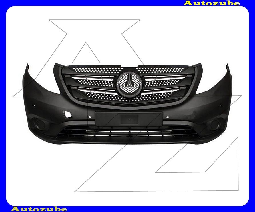 Első lökhárító fényezhető, szenzoros Első lökhárító fényezhető, szenzoros