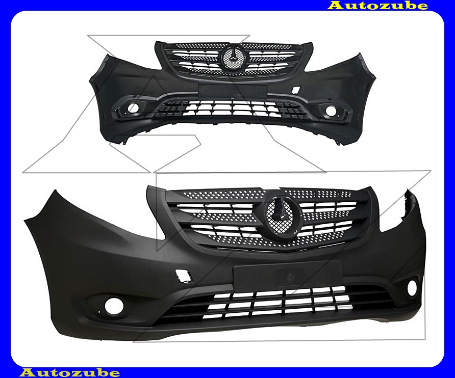 Első lökhárító fényezhető, ködlámpás Első lökhárító fényezhető, ködlámpás