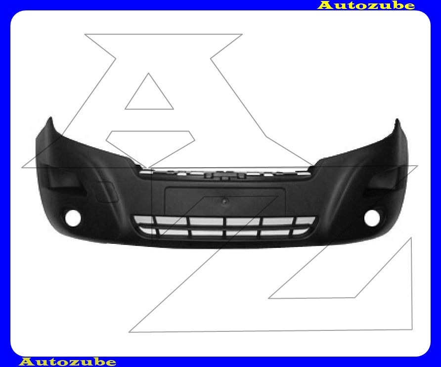 Első lökhárító fekete, ködlámpás Első lökhárító fekete, ködlámpás