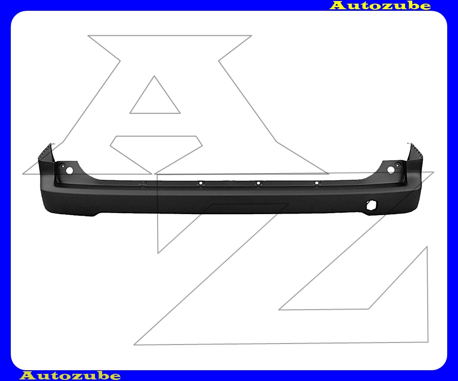 Hátsó lökhárító fekete Hátsó lökhárító fekete