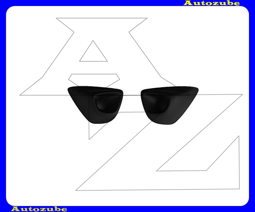 Első lökhárító rács szett, fekete (bal+jobb) Első lökhárító rács szett, fekete (bal+jobb)