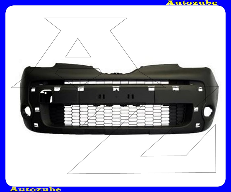 Első lökhárító fekete, ködlámpás, diszléc lyukakkal Első lökhárító fekete, ködlámpás, diszléc lyukakkal