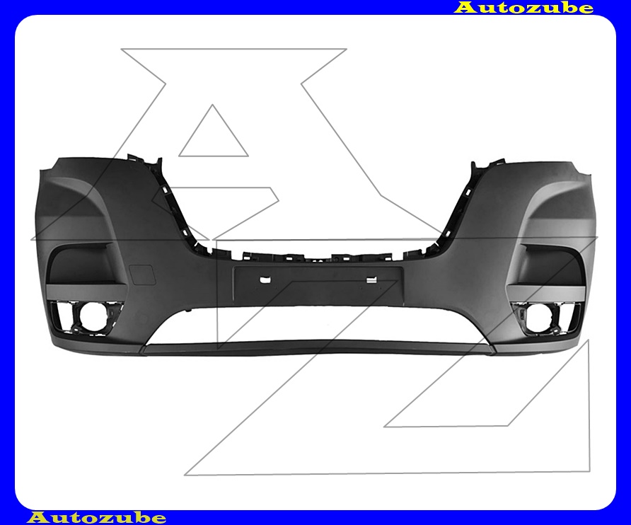 Első lökhárító fekete, holttérfigyelős rendszerhez Első lökhárító fekete, holttérfigyelős rendszerhez