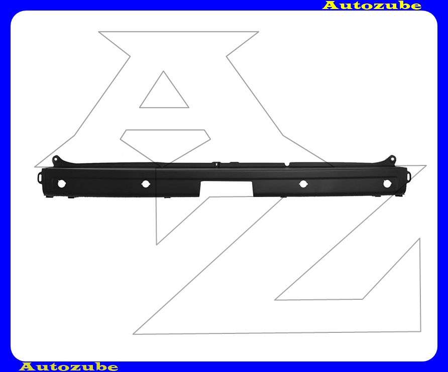 Hátsó lökhárító középső, fekete, szenzoros, vonóhorgos Hátsó lökhárító középső, fekete, szenzoros, vonóhorgos