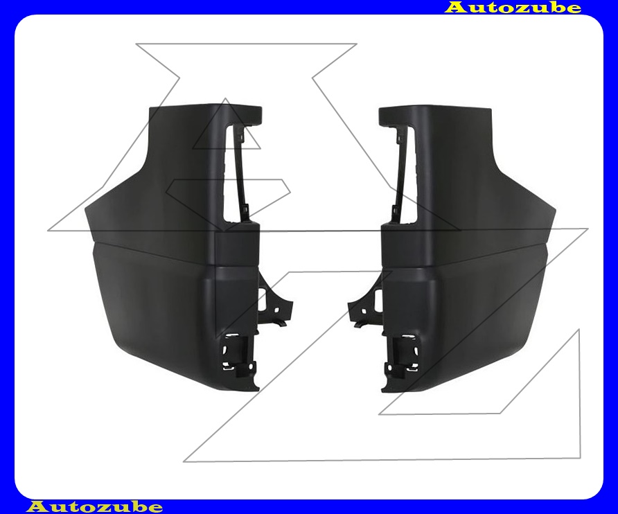 Hátsó lökhárító sarok szett (jobb+bal) fekete Hátsó lökhárító sarok szett (jobb+bal) fekete