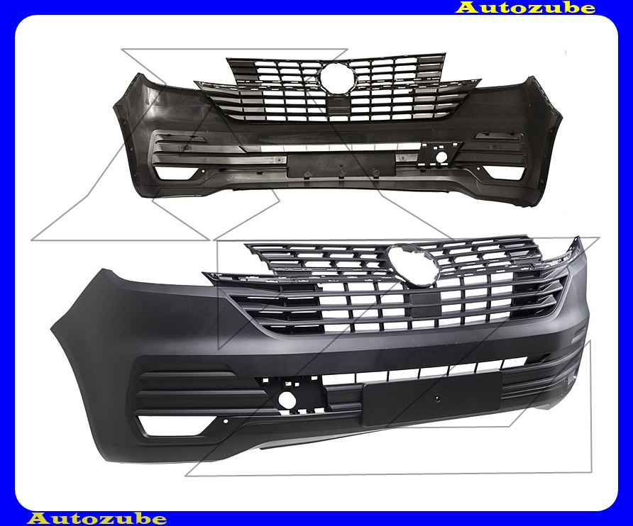 Első lökhárító fekete Első lökhárító fekete