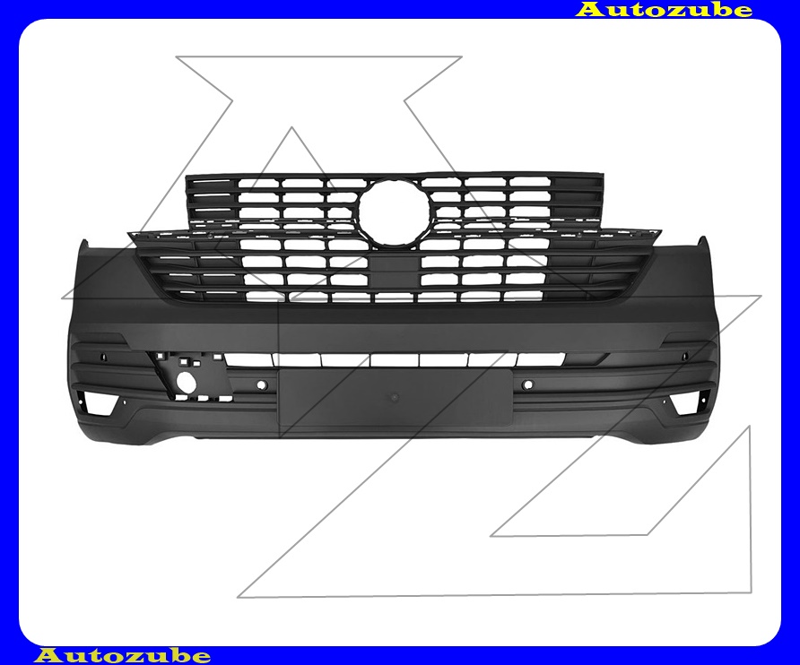 Első lökhárító fekete 4 szenzoros Első lökhárító fekete 4 szenzoros