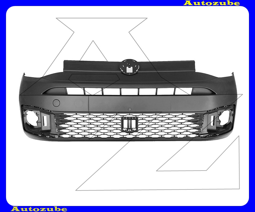 Első lökhárító + középső rács fekete Első lökhárító + középső rács fekete