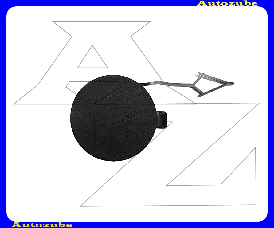 Első lökhárító vonószemtakaró fekete Első lökhárító vonószemtakaró fekete