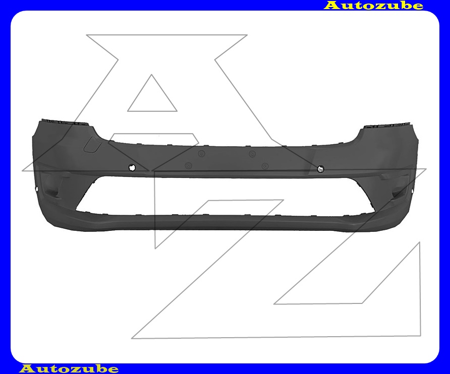 Első lökhárító fekete, 4 szenzoros Első lökhárító fekete, 4 szenzoros