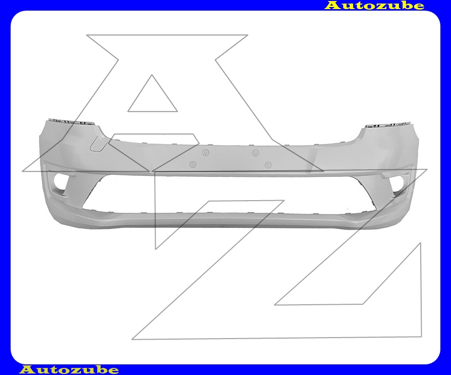 Első lökhárító alapozott, ködlámpás (6 szenzor jelöléssel) Első lökhárító alapozott, ködlámpás (6 szenzor jelöléssel)