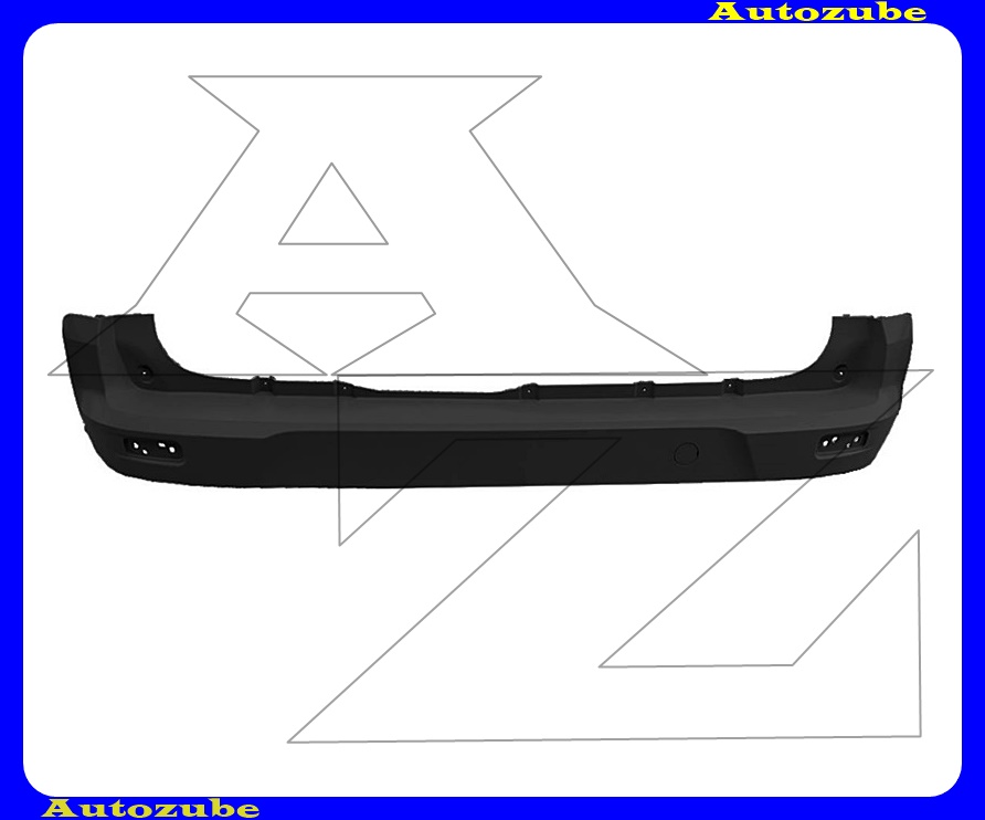 Hátsó lökhárító fekete Hátsó lökhárító fekete